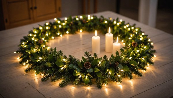 Guirlandes végétales : embellissez votre décoration de noël intérieure