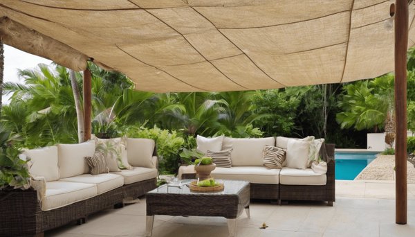 Transformez votre espace extérieur grâce au voile d'ombrage coco
